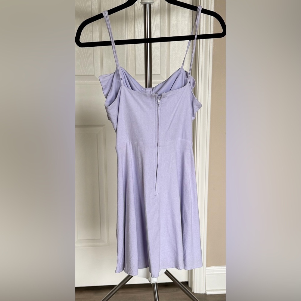 Altar'd State Lavender Bow Dress - Picture 3 of 6